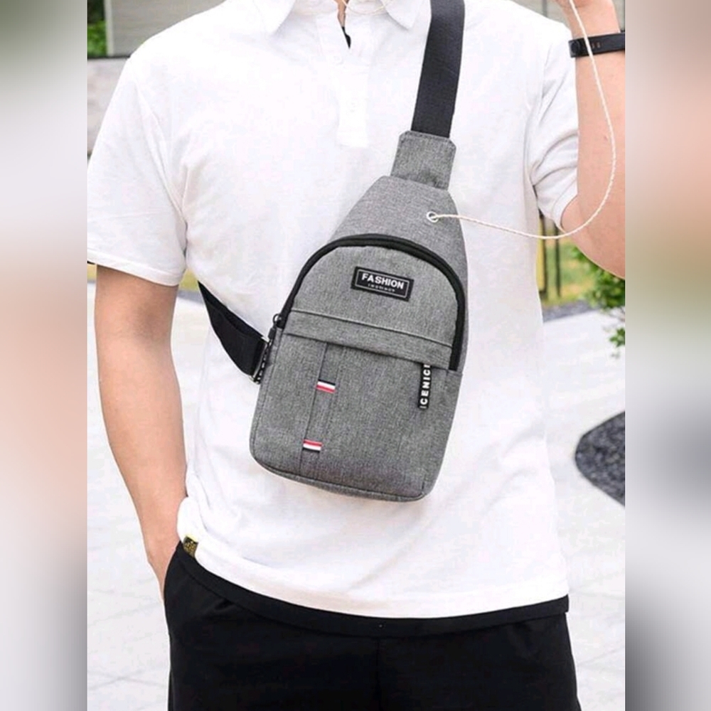 NEW Grey Chest Bag